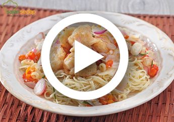 (Video) Resep Membuat Sambal Matah Fried Fish Pasta yang Mudah dan Enak Banget, Kayak Buatan Restoran!