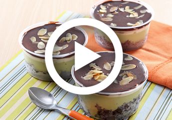 (Video) Resep Membuat Dessert Box Kekinian dengan Resep Brownies Durian Cup Ini