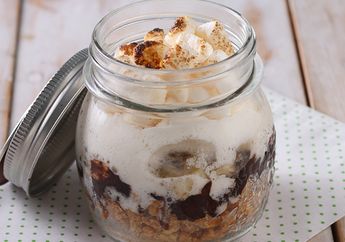 Resep Membuat S’mores Banana In Jar, Dessert Istimewa Yang Siap Dalam 30 Menit