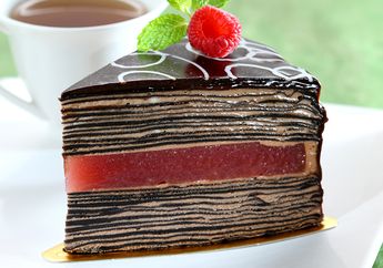 Resep Membuat Thousand Layer Chocolate Cake, Kue Cantik Ini Bisa Kita Buat Tanpa Oven!