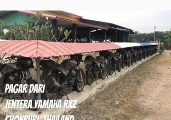 Terlanjur Kaya, Pemilik Rumah Pagari Kediamannya dengan Puluhan Sepeda Motor
