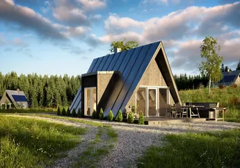 Rumah A-frame yang Terjangkau Dapat Dibangun Hanya oleh Dua Orang