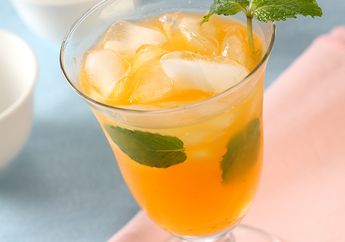Resep Minuman Imlek, Orange Minty Squash Ini Segarnya Bikin Ketagihan
