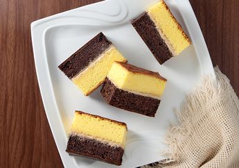 Resep Kue Imlek, Lapis Surabaya Tiramisu dengan 3 Kenikmatan Berbeda