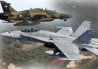 Biarpun Fisiknya Jauh Lebih Mungil, Siapa Sangka Pesawat Tempur Hawk TNI AU Pernah Bikin F-18 Hornet Australia Ngacir Gara-gara Kepergok 'Slonong Boy' ke Wilayah Indonesia, Hampir Saja Dilumpuhkan!