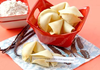 Resep Kue Imlek, Fortune Cookies Ini Bikin Suasana Kumpul Bareng Keluarga Jadi Tambah Asyik
