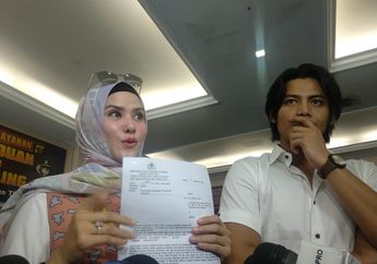Sambangi Polres Metro Jaksel, Angel Lelga Didampingi Fiki Alman