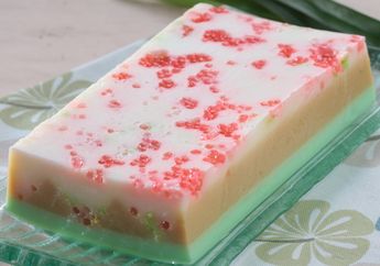 Resep Hidangan Imlek, Resep Puding Lapis Cantik Manis Bikin Hari Semakin Ceria