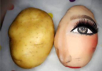 Bukan Lagi Wajah, Para Beauty Vlogger Kini Mendandani Kentang, Hasilnya Bikin Takjub!