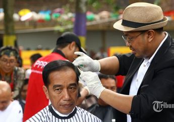 Enam Tahun Jadi Tukang Cukur Presiden Jokowi, Bayaran Herman Bisa Hidupi Keluarganya Satu Bulan!