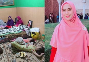 Ustaz Maulana Memberi Anaknya Susu Di Samping Jenazah Sang Istri, Oki Setiani Dewi Tak Kuasa Menahan Tangis