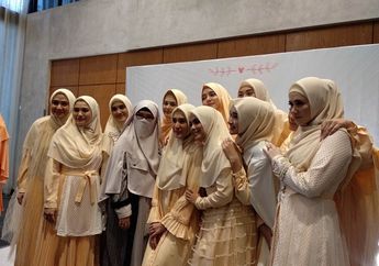 Luncurkan Busana Syar'i, Dhini Aminarti Gaet Perancang Busana Ternama