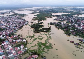 Deretan Foto Udara Ini Bikin Kita Melongo Soal Banjir Makassar