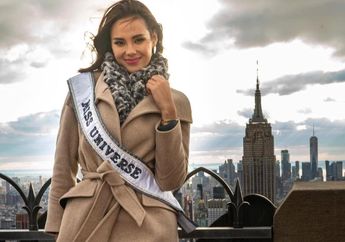 Wow! Miss Universe 2018, Catriona Gray Tengah Syuting Iklan di Bali