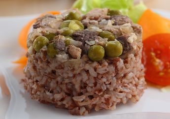 Resep Membuat Nasi Tim Beras Merah, Cara Mengolah Beras Merah jadi Enak