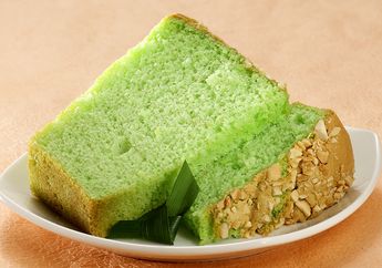 Resep Chiffon Pandan Kacang Enak, Camilan Siang Hari yang Gurih nan Nikmat