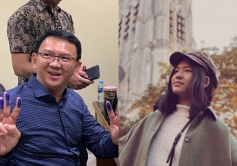 Tampil Casual sambil Pose Cantik di Tangga, Putri Ahok Jadi Sorotan Netizen: Duplikatnya Bu Vero