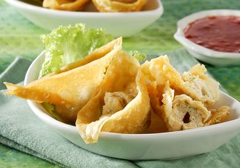 Resep Membuat Pangsit Goreng Kari, Camilan Renyah Untuk Kumpul Keluarga