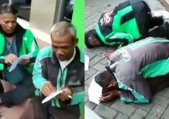 Asyik Ngopi, Dua Driver Ojol Ini Kaget Diberi Selembar Kertas, Dikira Mau Di-suspend Isinya Justru Bikin Teriak “Allahu Akbar!”