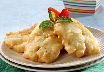 Resep Pisang Goreng Renyah, Renyahnya Pisang Goreng Kipas Keju Bikin Keluarga Takjub