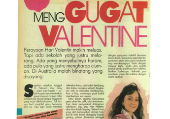 Pro Kontra Hari Valentine di Remaja Udah Muncul Sejak 80-an: Ada yang Bilang Haram, Ada Juga yang Wajib