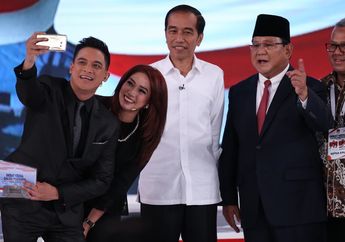 Debat Capres 2019: Lihat Foto-foto Jokowi Berhadapan Prabowo
