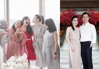 Kelewat Mesra, Pose Sandra Dewi dan Suami di Bridal Shower Yuanita Christiani Bikin Salah Fokus