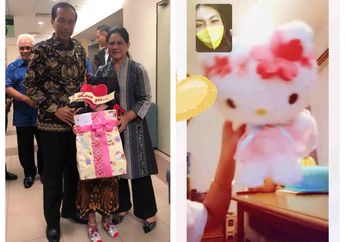 Jokowi dan Iriana Sempatkan Jenguk Shakira Anak Denada di Singapura, Beri Kado Ini Sampai Shakira Lompat Kegirangan