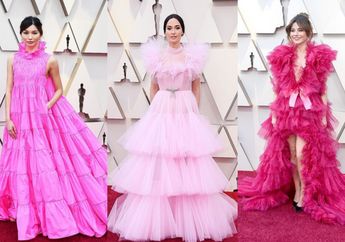 Jadi Tren, Elegannya 6 Gaun Pink Seleb Hollywood di Red Carpet Oscar 2019