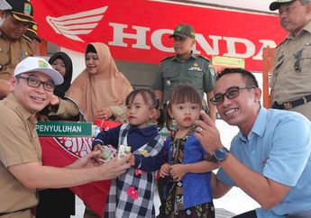 Perhatikan Gizi Balita, Honda Bagi-bagi Puluhan Ribu Paket Makanan