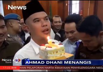 Ahmad Dhani Nangis Di Ruang Sidang Sambil Bawa Kue, Warganet Ingat Maia Estianty : Karma Dibayar Lunas