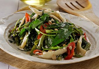 Resep Kangkung Tumis Jamur Enak Ala Restoran Ini Mudah Dibuat!