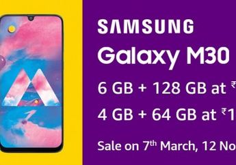 Samsung Galaxy M30 Resmi Hadir di India dengan 3 Kamera Belakang