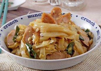 Resep Kwetiau Teriyaki Sosis Enak Cocok Untuk Menu Sarapan Praktis