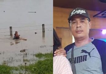 Kisah Aiptu Sujadi, Sosok Penolong Viral Saat Banjir Tol Madiun, Ajak Anak Selamatkan 2 Balita yang Terendam Air Setinggi Leher Orang Dewasa