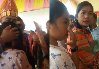 Viral, Video Istri Sah Ngamuk di Resepsi Pernikahan Suami, Tangis Pilu Anaknya pun Pecah: Pak Saya Ini Anak Bapak kan?