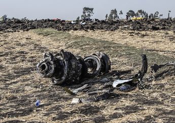 Mirip Kejadian Lion Air JT 610, Lihat Foto Lokasi Jatuh Pesawat Ethiopian Airlines yang Bikin Kita Terhenyak