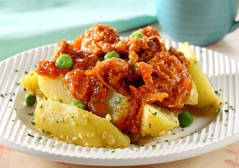Resep Kentang Siram Bolognaise Renyah untuk Camilan Lezat Yang Tidak Biasa