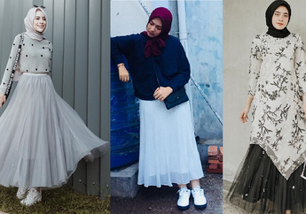 Ini 7 Gaya Selebgram Hijab Pakai Rok Tutu Buat Hangout Hingga Kondangan. Manis Banget!