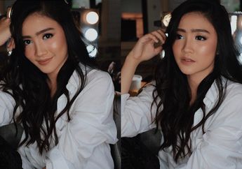 6 Cara Febby Rastanty Tampil Modis dengan Kemeja Putih. Wajib Lihat!