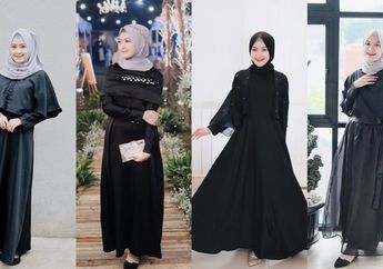 4 Model Dress Hijab Hitam untuk Tampilan Kondangan Elegan & Stunning