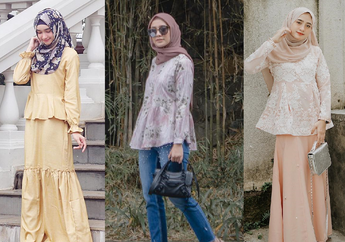 5 Selebgram Hijab yang Kece Pakai Atasan Peplum. Ayu & Manis Banget!