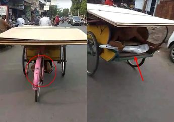 Kisah Kakek Tukang Becak yang Setengah Mati Bawa Triplek, Bekerja Sejak Umur 13 Tahun karena Tak Tega Lihat Ayahnya Makan Rumput