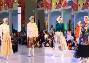 Pleats & Warna Pastel Mendominasi Tren Fashion Hijab di Gelaran Senayan City Fashion Nation 2019