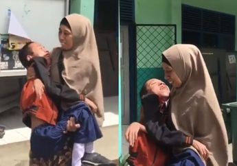Perjuangan Setiap Hari Ibu Fauzan Gendong Antar Jemput Putranya ke Sekolah: Andai Kaki Saya Bisa Gantikan Kaki Fauzan