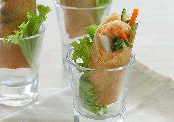 Resep Seafood Salad Spring Enak Dan Renyah, Pasti Ludes Dilahap
