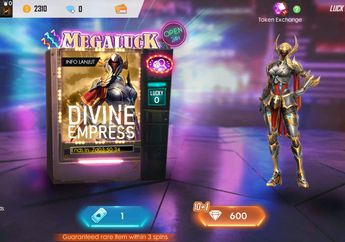 Diamond Royale di Free Fire Hadirkan Bundle Skin Divine Empress