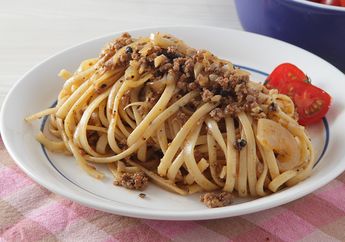 Resep Fettuccini Lada Hitam Sederhana, Olahan Pasta yang Praktis Dibuat