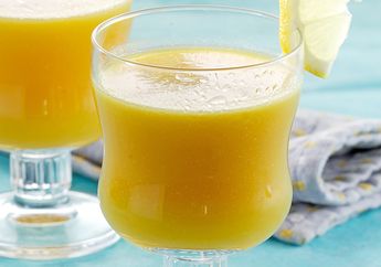 Minuman Buka Puasa dari Nanas, Punch Nanas dan Peach Segar Ini Juara Banget