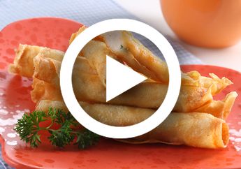 (Video) Resep Risoles Gulung Isi Ikan Ini Enaknya Bikin Nagih